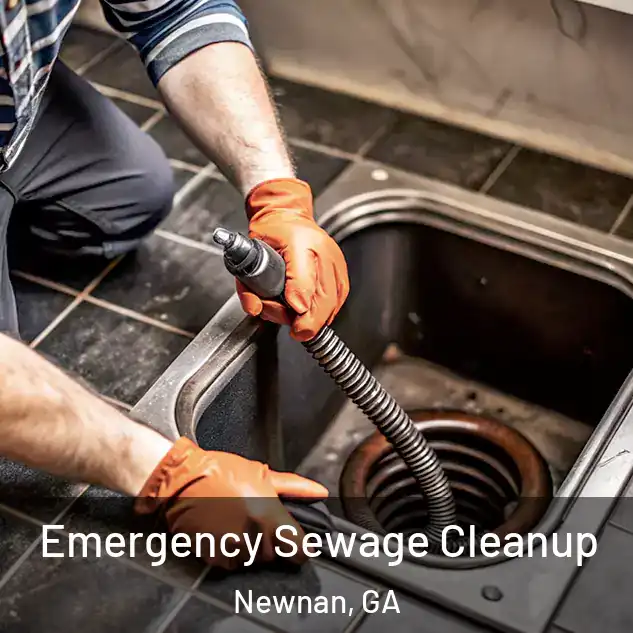 Emergency Sewage Cleanup Newnan, GA