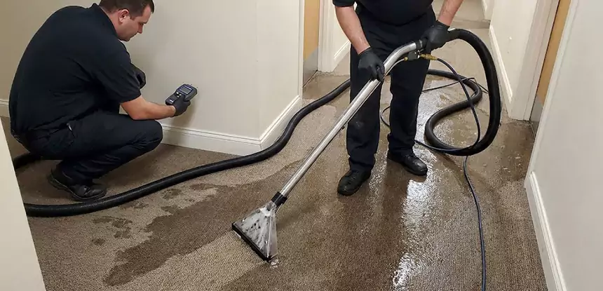 Basement Flooded Carpet Soaked Recovery in Newnan