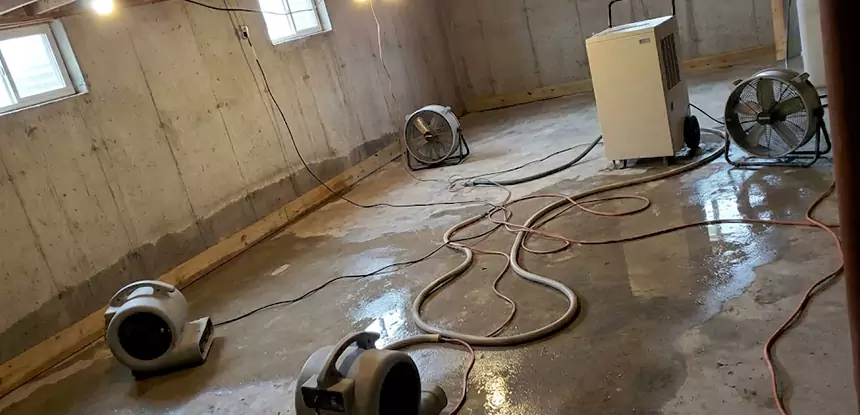 Large-Scale Water Damage Cleanup in Newnan