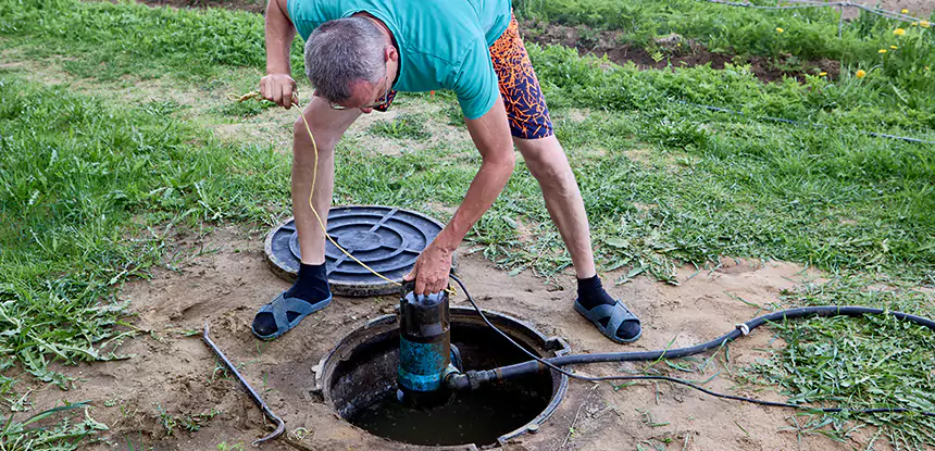 Outdoor Sewage Cleanup in Newnan
