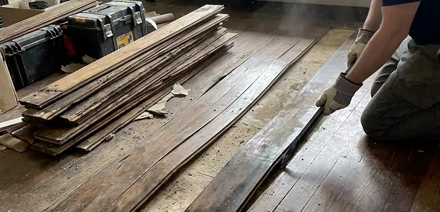 Wood Veneer Water Damage Repair Newnan