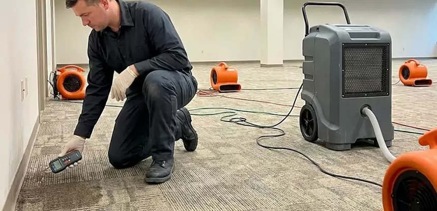 Drying Carpet Padding After Flood in Newnan