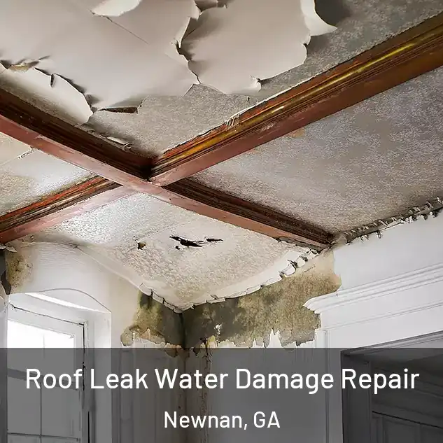  Roof Leak Water Damage Repair Newnan, GA